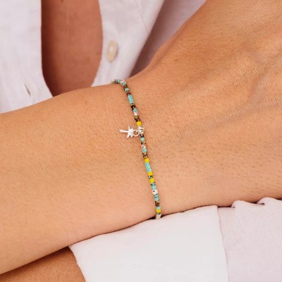 DORIANE Bijoux Bracelet Palmier Indien.
