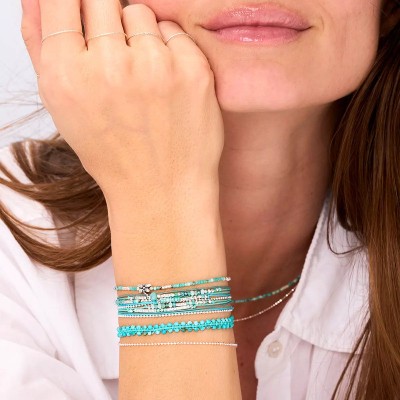 DORIANE Bijoux Bracelet Palmier Indien.