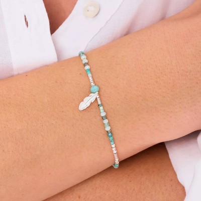 DORIANE Bijoux Bracelet Mérida Vert Turquoise. DORIANE Bijoux Bracelet Mérida Vert Turquoise.