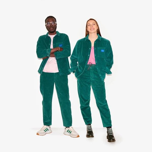 WORLD OF POP - Pantalon en velours - Vert