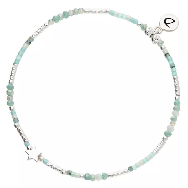 DORIANE Bijoux Bracelet l’Etoilé Bohême Vert Turquoise.