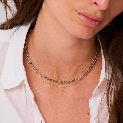 Doriane Bijoux Collier Le Miyuki Indien. Doriane Bijoux Collier Le Miyuki Indien.