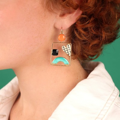 TARATATA bijoux Boucles Dormeuses Arty. TARATATA bijoux Boucles Dormeuses Arty.