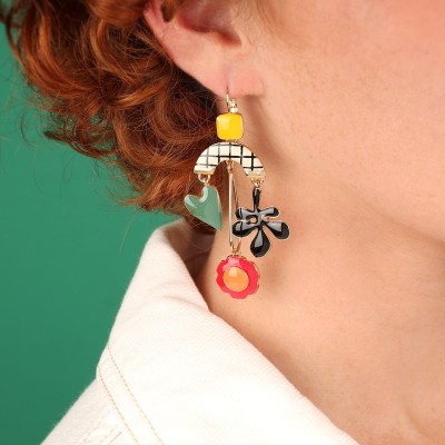 TARATATA bijoux Boucles Dormeuses Arty. TARATATA bijoux Boucles Dormeuses Arty.