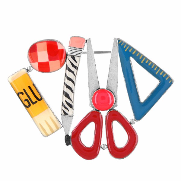 TARATATA bijoux Broche Gomme.