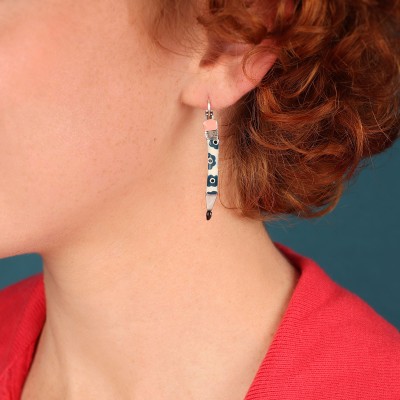 TARATATA bijoux Boucles Dormeuses Gomme. TARATATA bijoux Boucles Dormeuses Gomme.