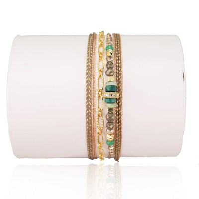 LOETMA Bracelet Calypso Vert Canard. LOETMA Bracelet Calypso Vert Canard.