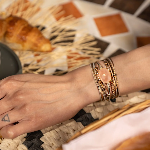 LOETMA Bracelet Calypso Diva Quartz Rose.