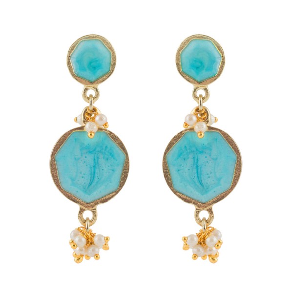 HOUSE OF TUHINA Boucles d’oreilles.
