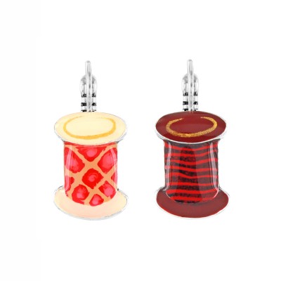 TARATATA bijoux Boucles Dormeuses Ruban. TARATATA bijoux Boucles Dormeuses Ruban.