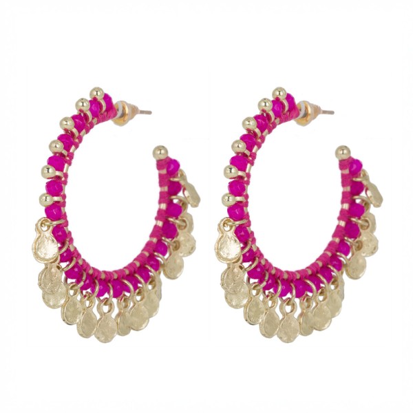 HOUSE OF TUHINA Boucles d’oreilles Créoles.