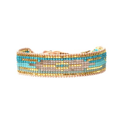 BELLE MAIS PAS QUE Bracelet Blue Ocean Charly. BELLE MAIS PAS QUE Bracelet Blue Ocean Charly.