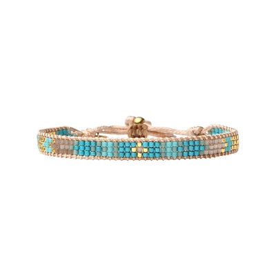 BELLE MAIS PAS QUE Bracelet Blue Ocean Lina. BELLE MAIS PAS QUE Bracelet Blue Ocean Lina.
