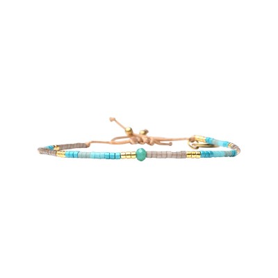 BELLE MAIS PAS QUE Bracelet Blue Ocean Emma. BELLE MAIS PAS QUE Bracelet Blue Ocean Emma.
