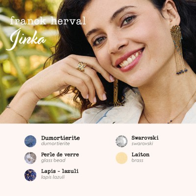 FRANCK HERVAL Boucles d’oreilles Jinka. FRANCK HERVAL Boucles d’oreilles Jinka.