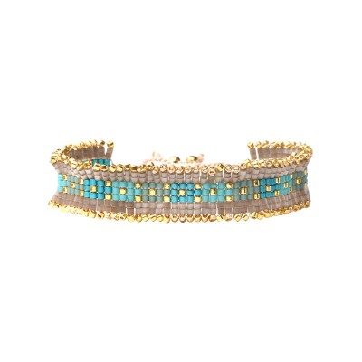 BELLE MAIS PAS QUE Bracelet Blue Ocean Iris.