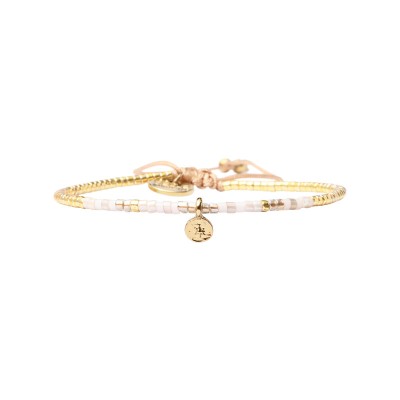 BELLE MAIS PAS QUE Bracelet White Jasmin Ness.
