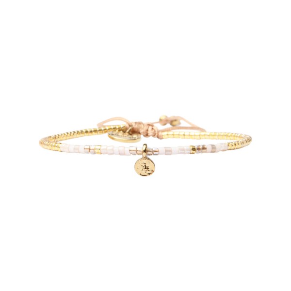 BELLE MAIS PAS QUE Bracelet White Jasmin Ness.