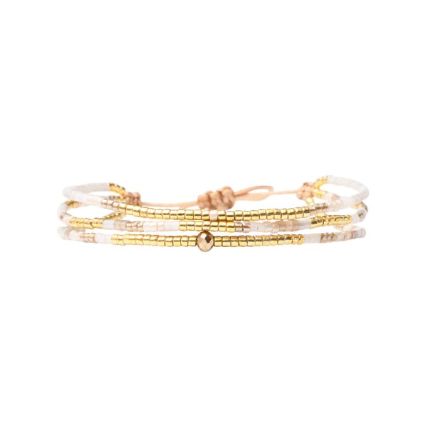 BELLE MAIS PAS QUE Bracelet White Jasmin Agathe.