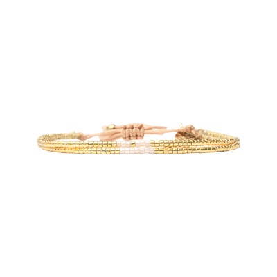 BELLE MAIS PAS QUE Bracelet White Jasmin Lya. BELLE MAIS PAS QUE Bracelet White Jasmin Lya.