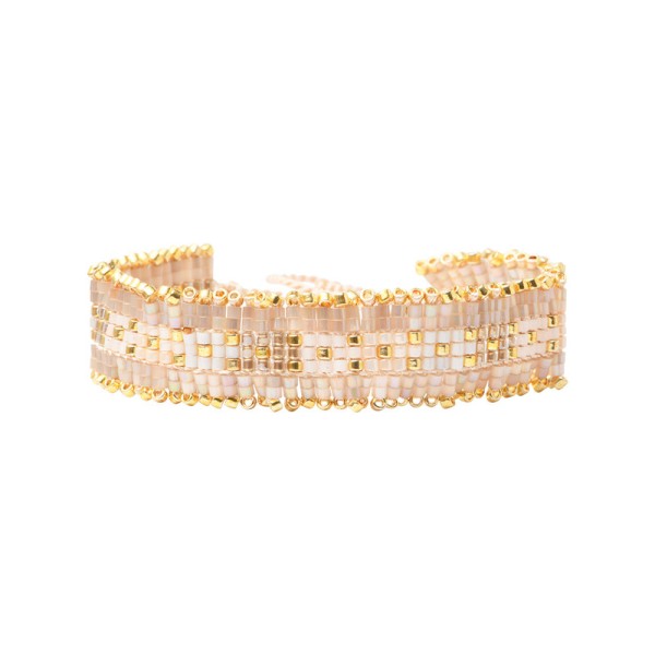 BELLE MAIS PAS QUE Bracelet White Jasmin Iris.