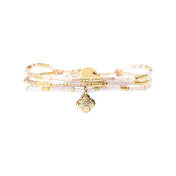 BELLE MAIS PAS QUE Bracelet White Jasmin Jeanne.