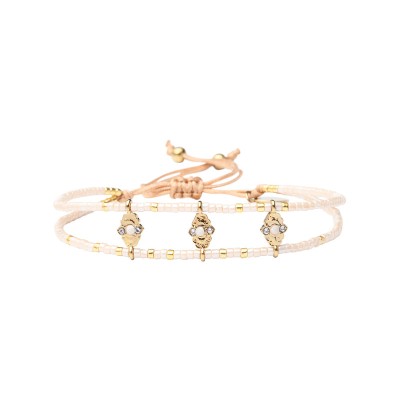 BELLE MAIS PAS QUE Bracelet White Jasmin Roxanne. BELLE MAIS PAS QUE Bracelet White Jasmin Roxanne.