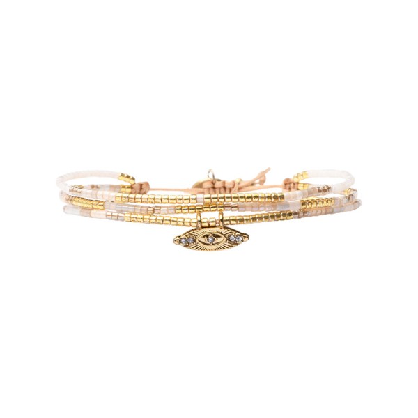 BELLE MAIS PAS QUE Bracelet White Jasmin Lise.