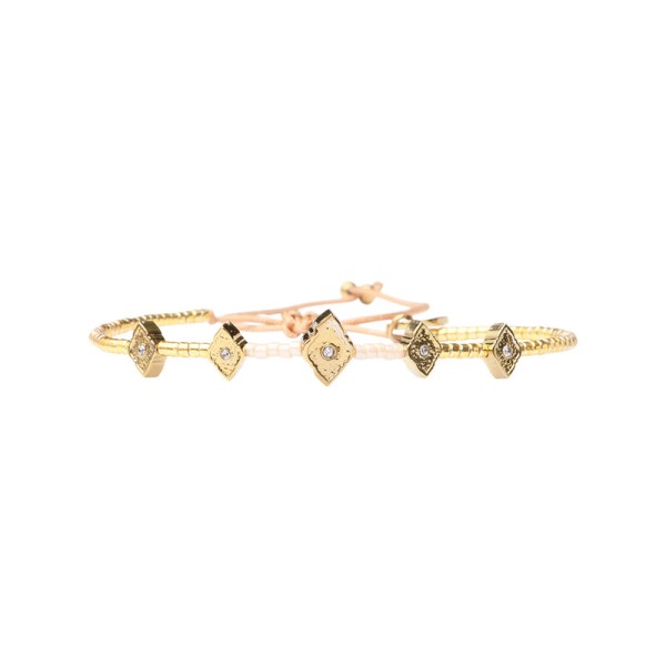 BELLE MAIS PAS QUE Bracelet White Jasmin Louna.