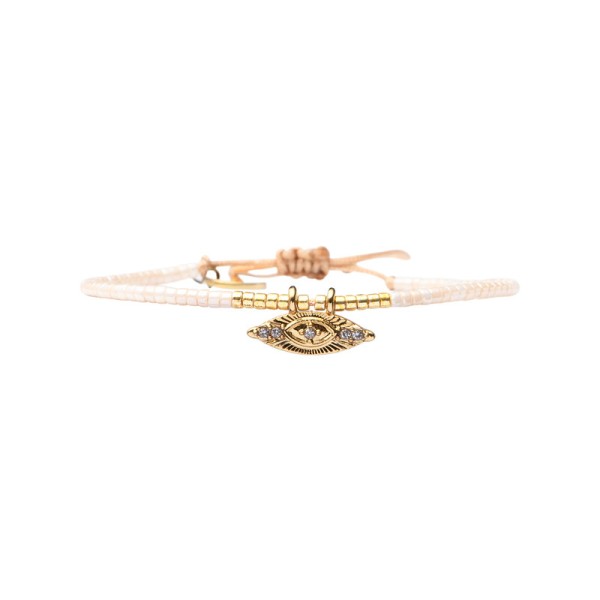 BELLE MAIS PAS QUE Bracelet White Jasmin Céleste.