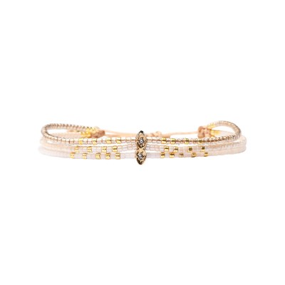 BELLE MAIS PAS QUE Bracelet White Jasmin Lola. BELLE MAIS PAS QUE Bracelet White Jasmin Lola.