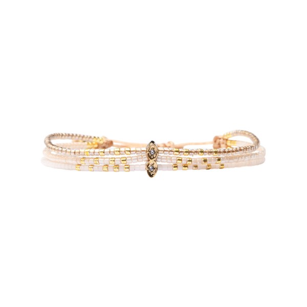 BELLE MAIS PAS QUE Bracelet White Jasmin Lola.