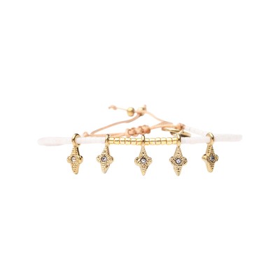 BELLE MAIS PAS QUE Bracelet White Jasmin Albane. BELLE MAIS PAS QUE Bracelet White Jasmin Albane.