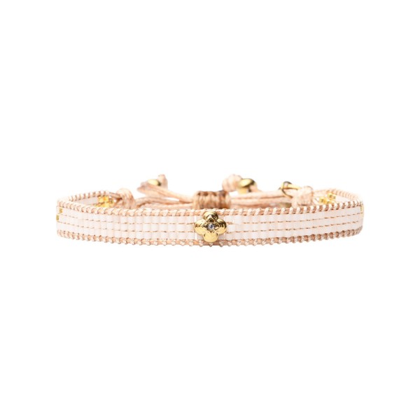 BELLE MAIS PAS QUE Bracelet White Jasmin Lily.