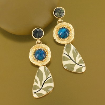 TARATATA bijoux Boucles d'oreilles Puces Zen. TARATATA bijoux Boucles d'oreilles Puces Zen.