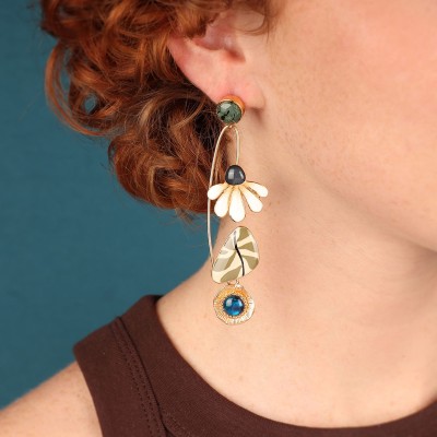 TARATATA bijoux Boucles d'oreilles Puces Zen. TARATATA bijoux Boucles d'oreilles Puces Zen.