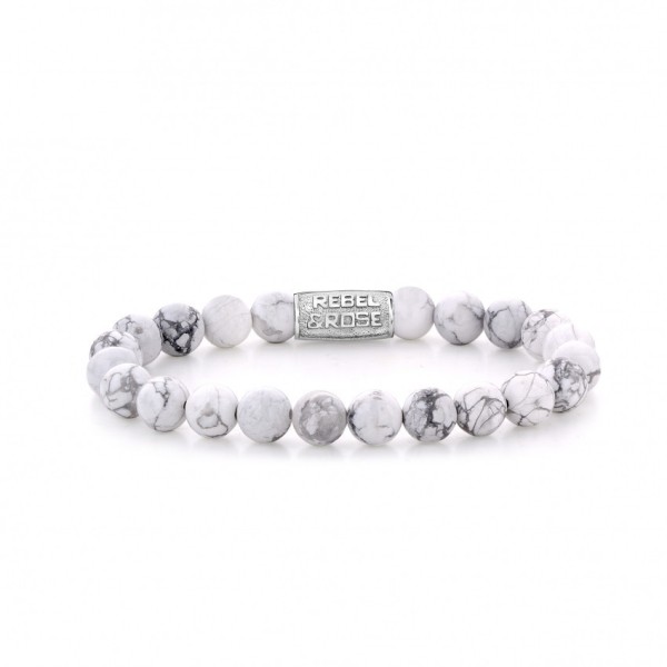REBEL & ROSE Bracelet Virgin White.