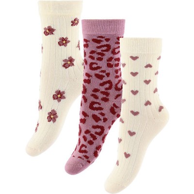 MINIPOP - Chaussettes en bambou X3 - Automn Anemone