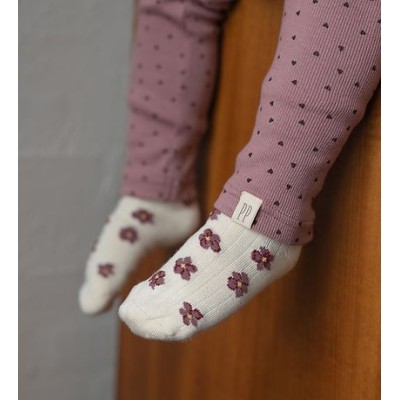 MINIPOP - Chaussettes en bambou X3 - Automn Anemone