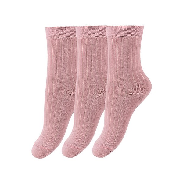 MINIPOP - Chaussettes en bambou X3 - Rose