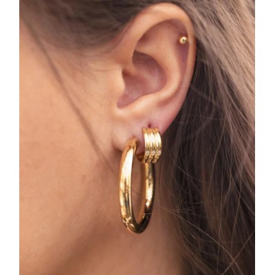ZAG Bijoux Boucles d’oreilles Créoles Angélique. ZAG Bijoux Boucles d’oreilles Créoles Angélique.