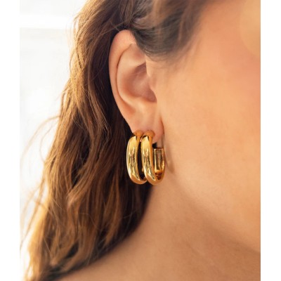 ZAG Bijoux Boucles d’oreilles Créoles LoÏs. ZAG Bijoux Boucles d’oreilles Créoles LoÏs.
