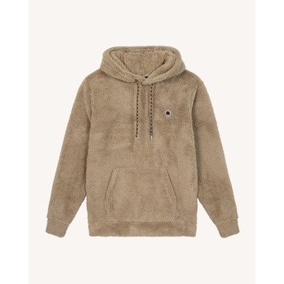 FAGUO - Sweat à capuche Dirac Sherpa - Beige FAGUO - Sweat à capuche Dirac Sherpa - Beige