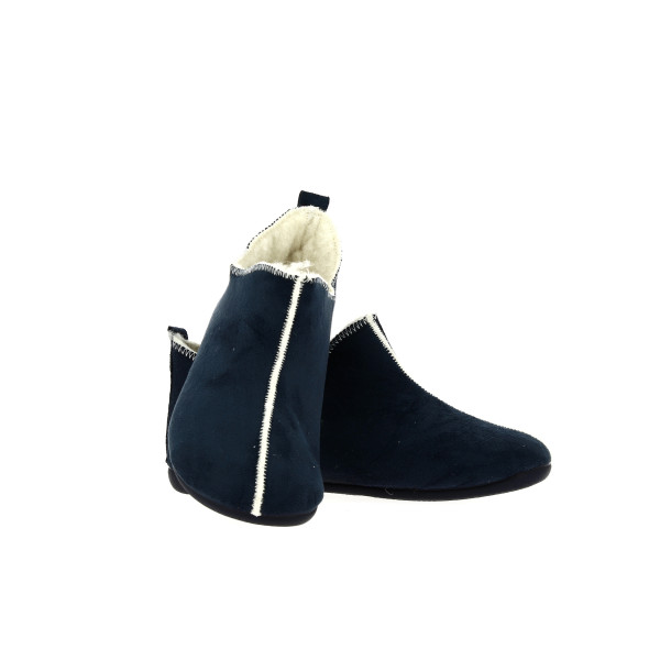 LA MAISON DE L'ESPADRILLE - Bottillon en Laine Enfants - Marine