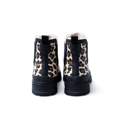 VERBENAS - Bottes de pluie Lua Mate Fur Crudo - Léopard VERBENAS - Bottes de pluie Lua Mate Fur Crudo - Léopard