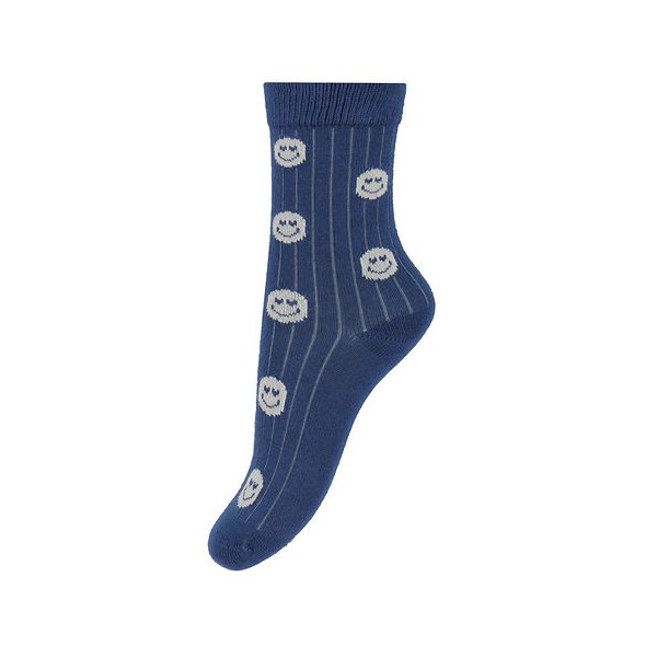 MINIPOP - Chaussettes Smile - Colbalt