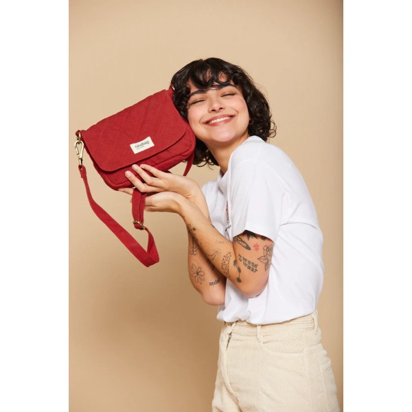 HINDBAG - Sac à main Margault Mat - Terracotta