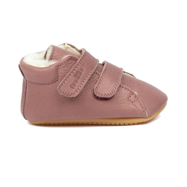 FRODDO - Prewalkers velcro fourré - Nude