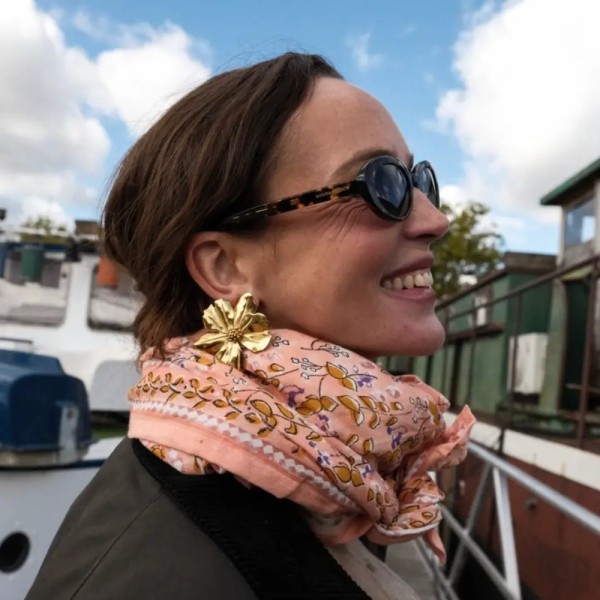 SO FAMILY Foulard Cagliari Rose.