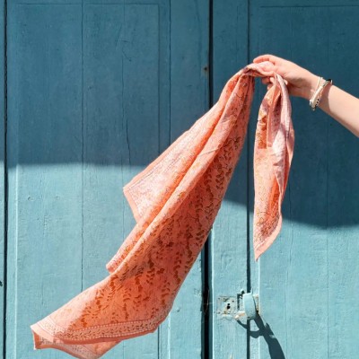 SO FAMILY Foulard Cagliari Rose.